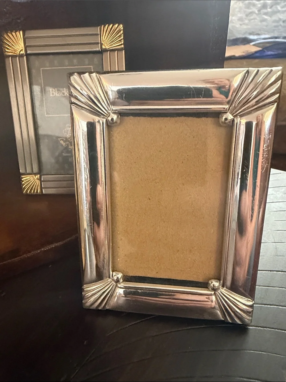 Gold and Silver Decorative Photo Frames - Set of 4 Standing